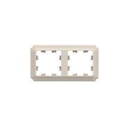 ATLASDESIGN ANTIQUE 2-постовая рамка, универсальная, БЕЖЕВЫЙ