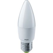 Лампа светодиодная LED 5вт E27 белый матовая свеча