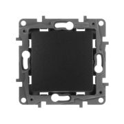 Переключатель 1-кл. СП Etika 10А IP20 250В 10AX авт. зажимы механизм антрацит IEK 672605